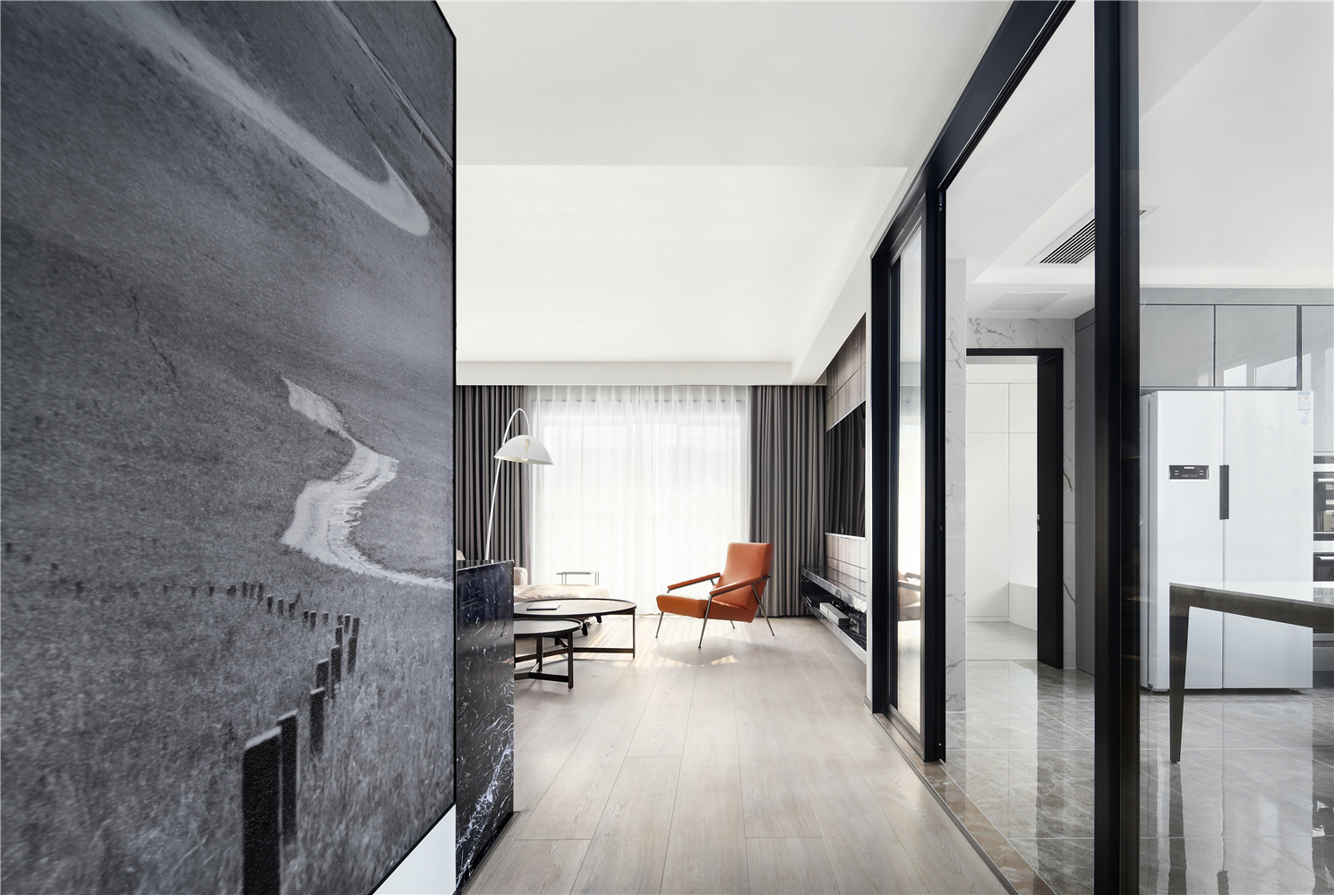 140㎡三居现代装修效果图